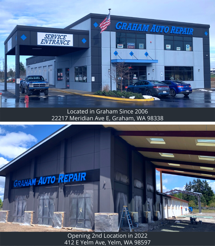 Graham Auto Repair is located in Graham, WA 98338 and Yelm, WA 98597